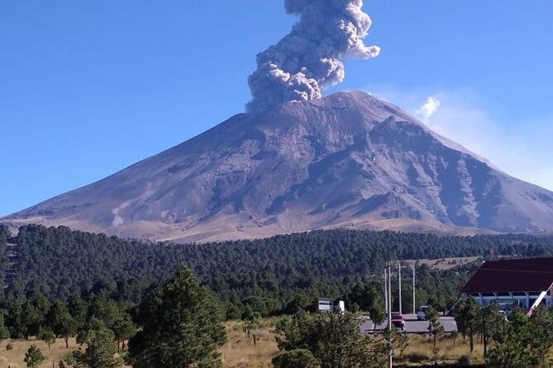 Excursion de randonnée au volcan au départ de Puebla
