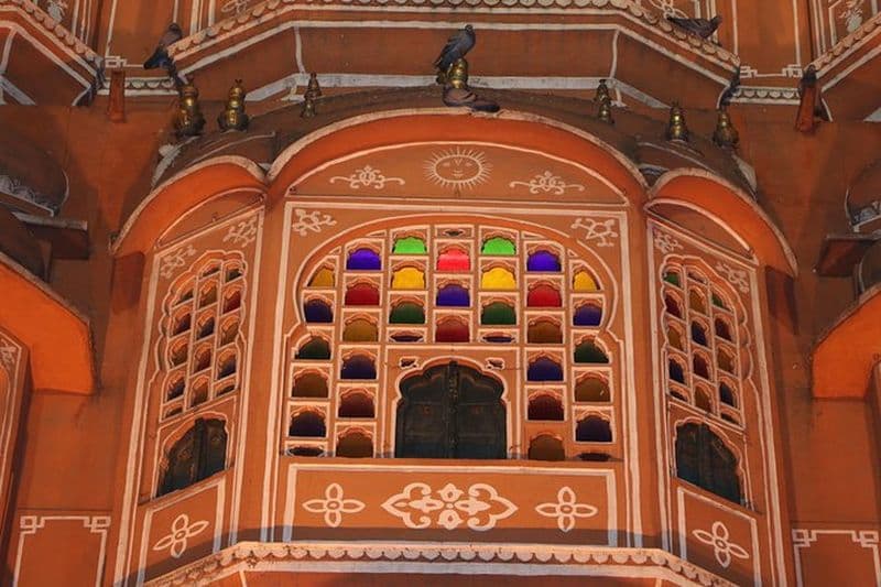 Visite en Jeep de Jaipur en soirée : Ville et Monuments Illuminés