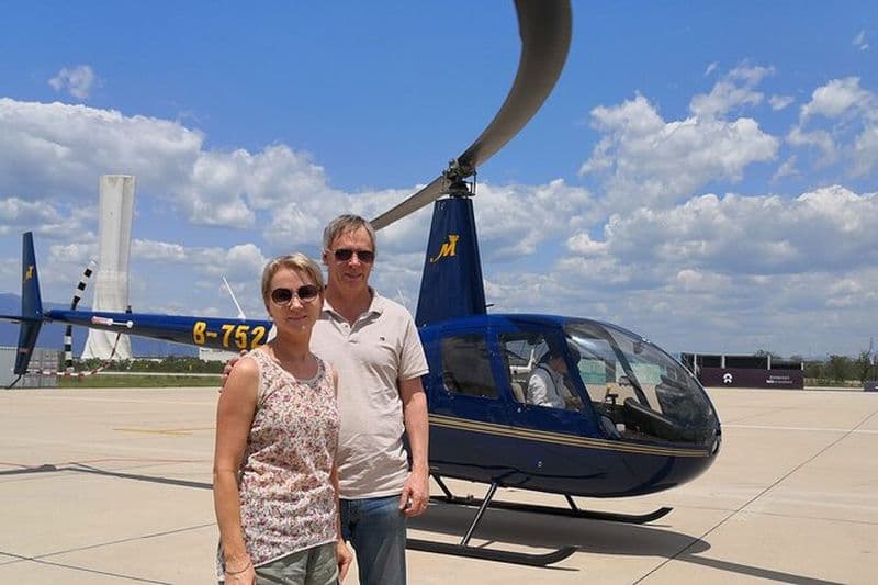 Visite en hélicoptère de la Grande Muraille Badaling de Pékin d'une journée