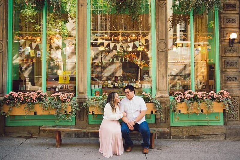 Séance de photographie de vacances privée avec un photographe à Montréal