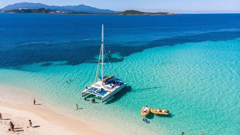 Icacos Île déserte Catamaran, plongée avec tuba et croisière pique-nique