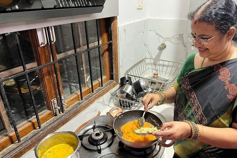 Cours de cuisine végétarienne du sud de l'Inde à Chennai avec Meena