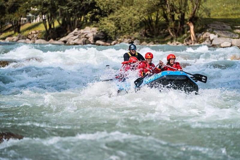 2 heures de rafting sur la rivière Noce à Val di Sole