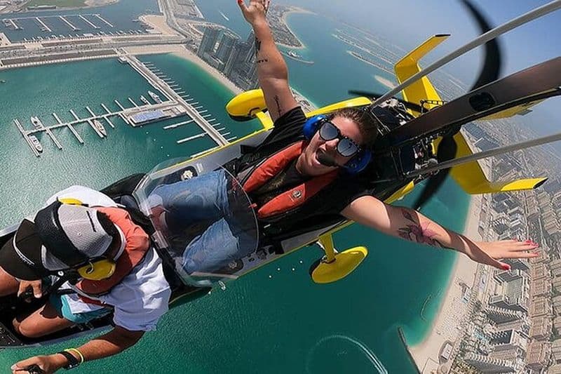 Vol en gyrocoptère à Dubaï
