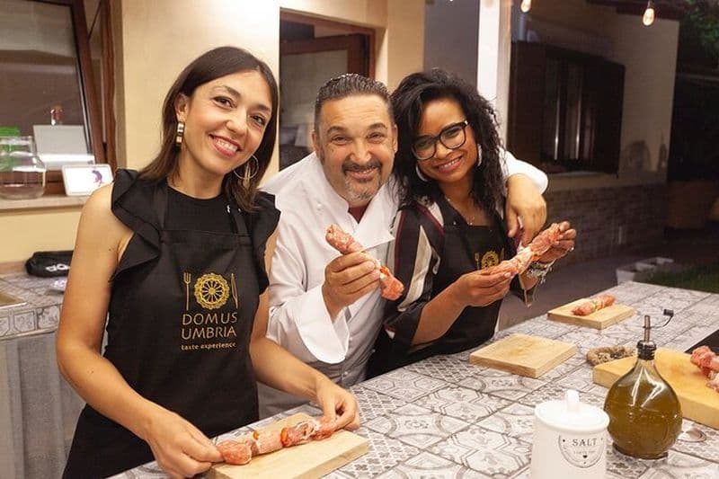 Cours de cuisine de recettes de Spoleto, pâtes fraîches et truffes