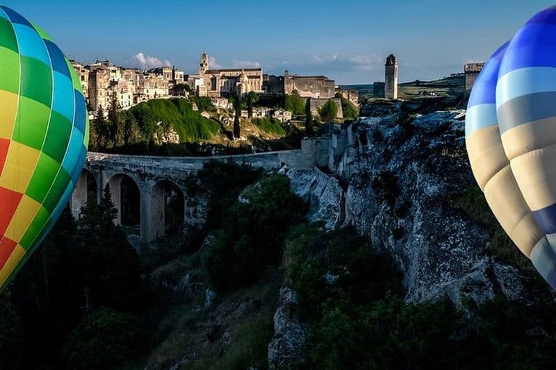 Vol exclusif en montgolfière à Gravina dans les Pouilles