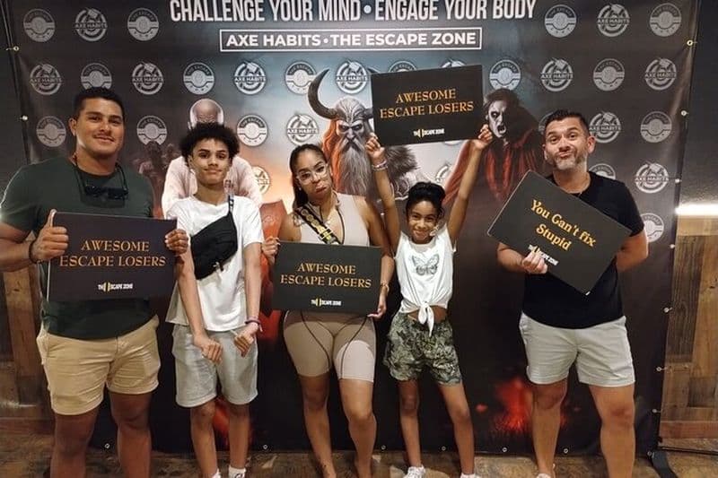 Expérience de lancer de hache 90 min