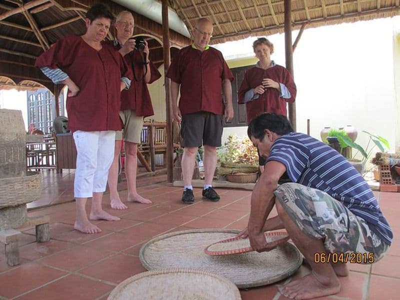 Vélo de campagne à Hoi An - Basket Boat - Village de légumes - Cuisine maison locale
