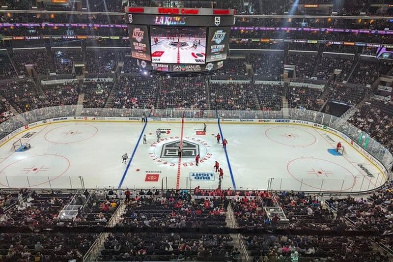 Jeu de hockey sur glace LA Kings sur Crypto.com Arena