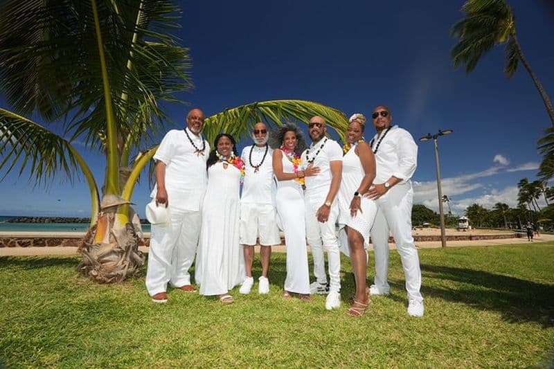 1 heure de photographie de famille/groupe Honolulu Belle et magique