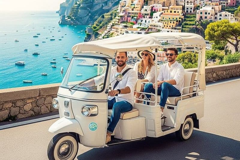 Excursion privée Amalfi Coast Ape Tuk Tuk
