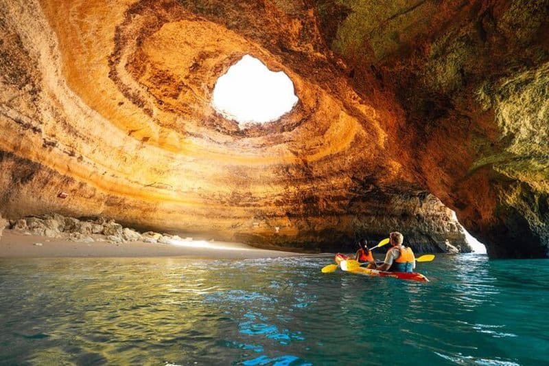 Grotte de Benagil - Excursion en kayak au lever ou au coucher du soleil (petits groupes)