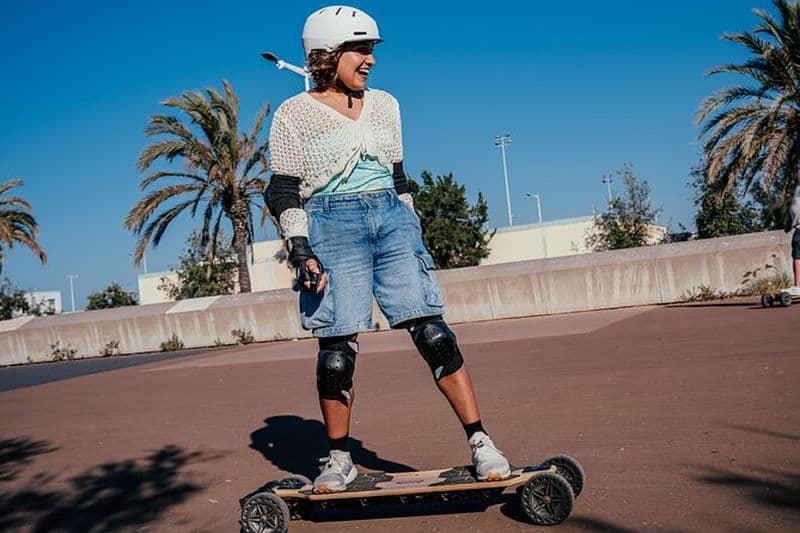 expérience d'initiation au pilotage d'un e-skate