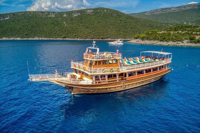 De Tivat/Kotor: Croisière guidée sur toute la baie de Boka, navire confortable