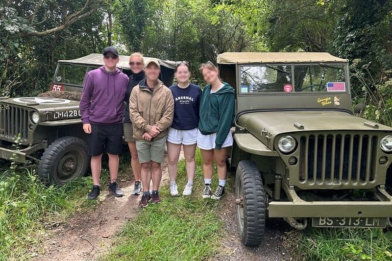 Visite Privée Guidée en WW2 Jeep des Plages du Débarquement