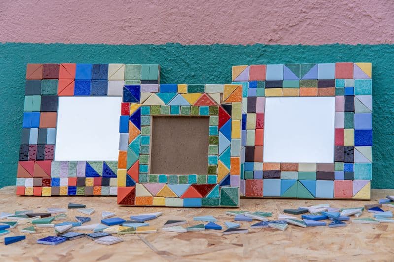 Réalisez votre miroir en mosaïque