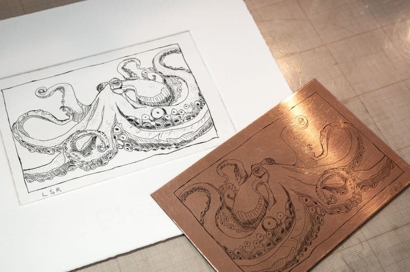 Découvrez la gravure en eau forte