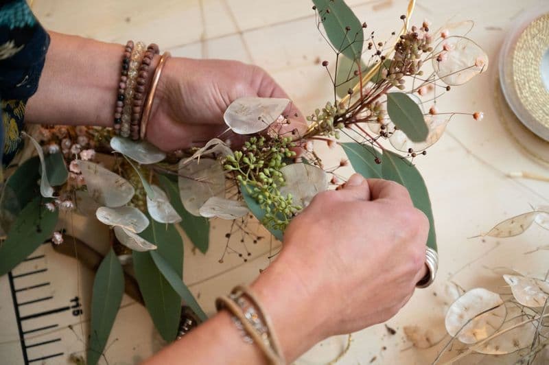 Billet Atelier - Créez votre couronne de fleurs séchées