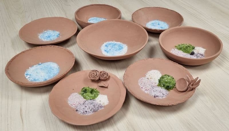 Réalisez votre coupelle en céramique et cristal