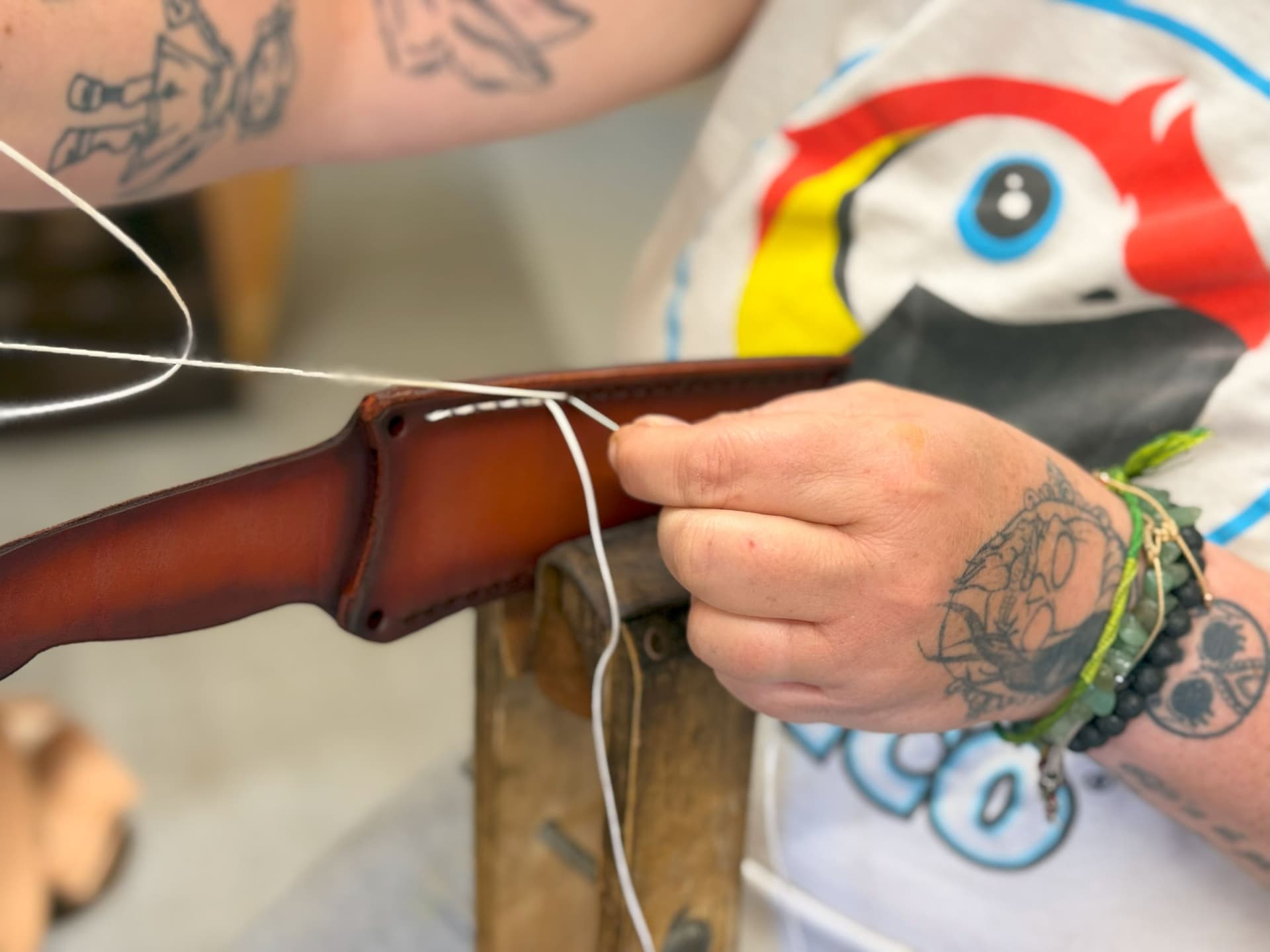 Réalisez un étui en cuir pour votre couteau