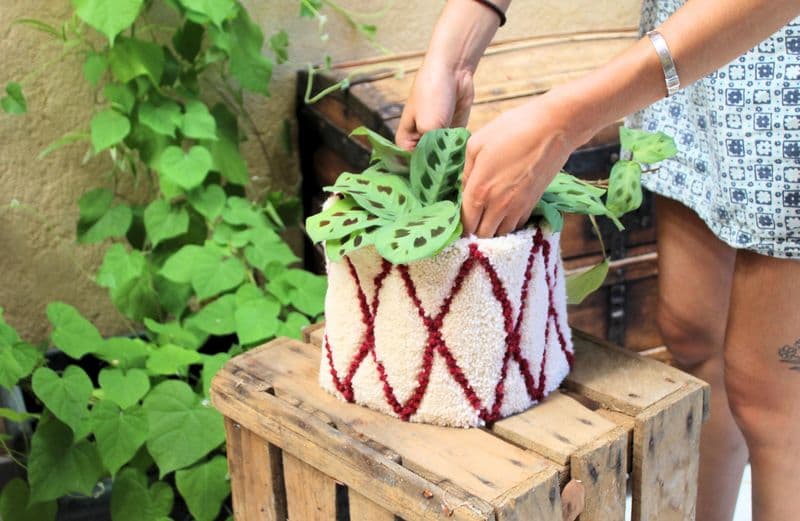 Billet Atelier - Créez votre cache-pot tufté