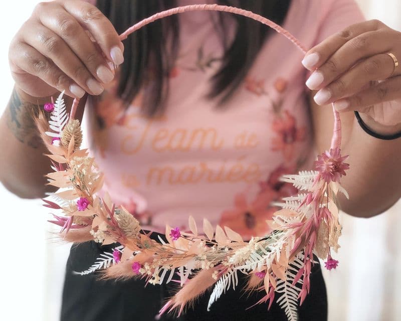 Billet Atelier - Réalisez votre couronne de fleurs séchées