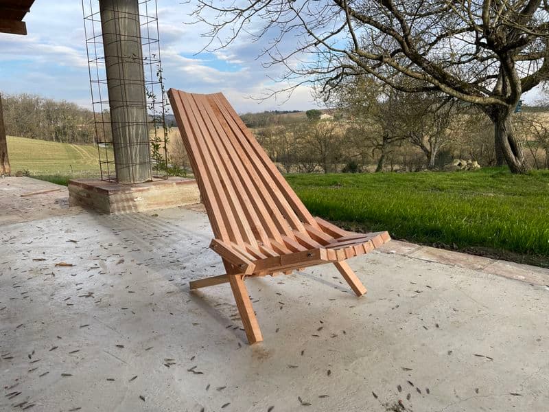 Billet Atelier - Fabriquez votre chaise de jardin en bois