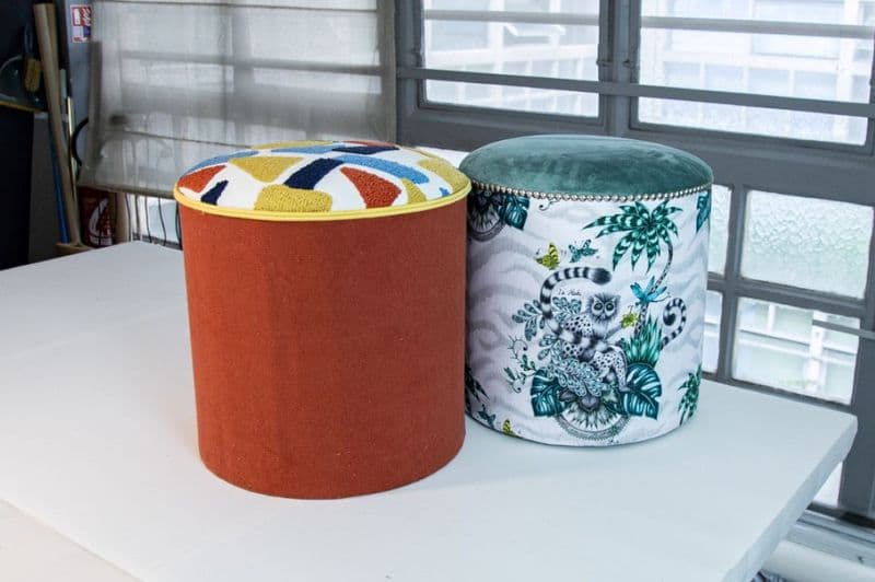 Billet Atelier - Tapissez votre pouf