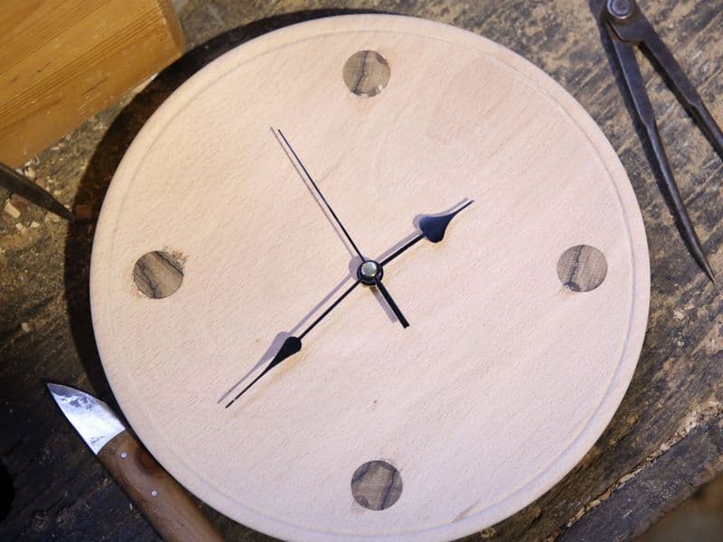 Billet Concevez votre horloge en bois tourné