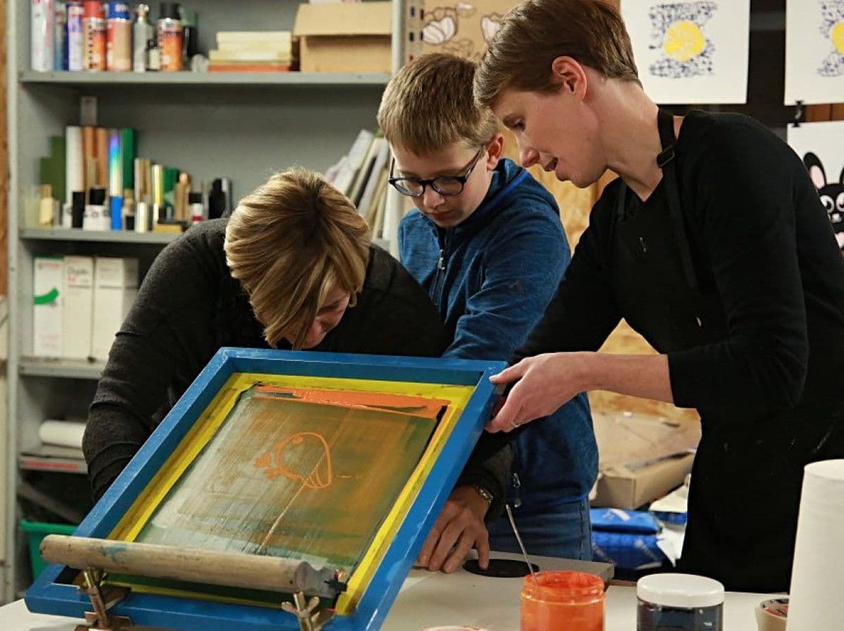 Billet Apprenez à sérigraphier avec votre enfant