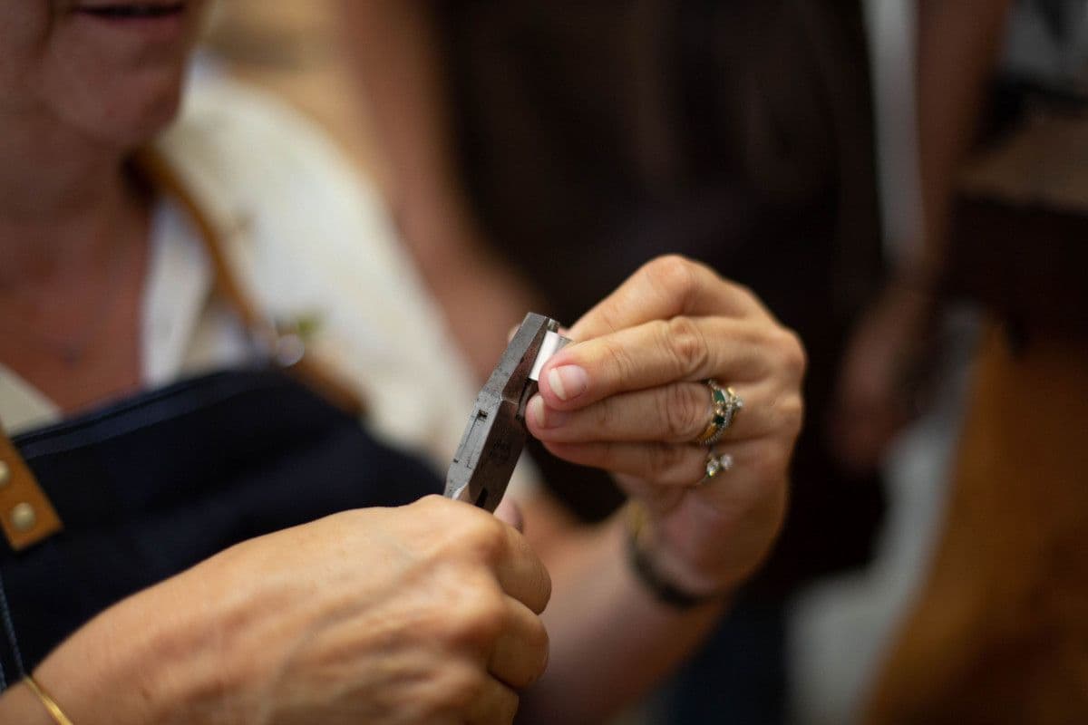 Billet Concevez votre bague martelée (argent 925)