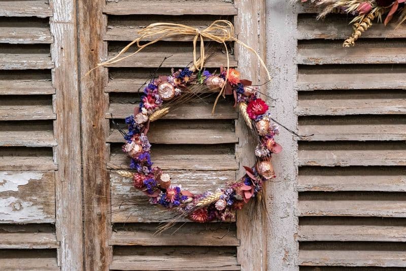 Billet Atelier - Créez votre couronne de fleurs séchées