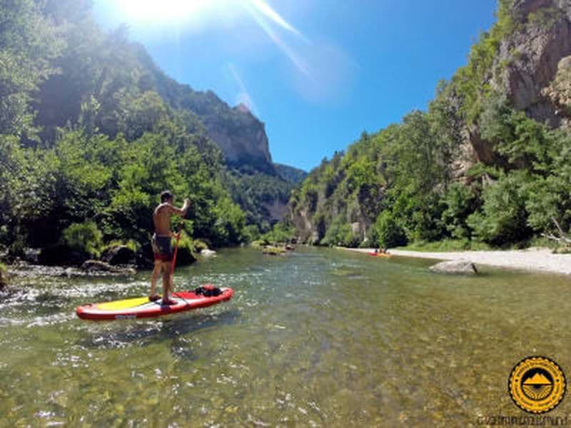 Billet Randonnée Stand up paddle dans les Gorges du Tarn