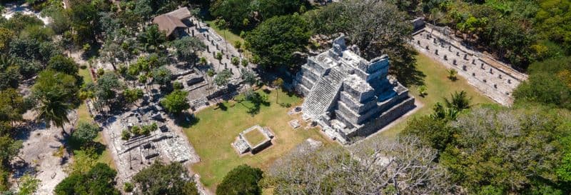 Billet Site archéologique El Meco + Parachute ascensionnel à Cancún