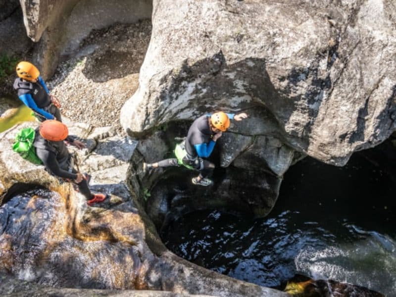 Billet Canyoning à Millau dans le canyon de Bramabiau (12)