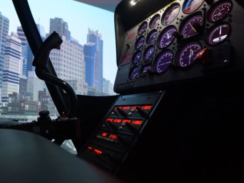 Billet Simulateur de pilotage d'hélicoptère Bell 206 à Lyon