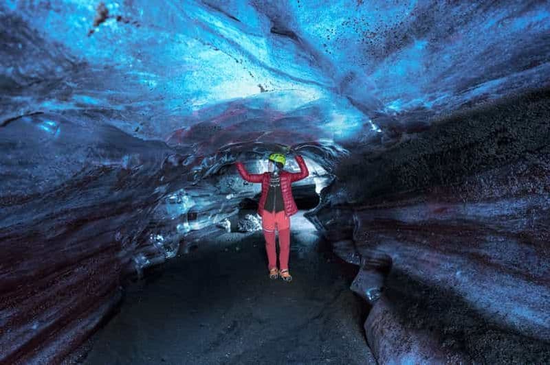 Billet Grotte de glace de Katla, chutes d'eau de la côte sud et plage de sable noir