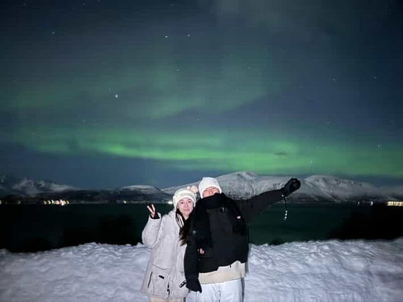 Billet Tromsø : longue excursion pour observer les aurores boréales avec dîner