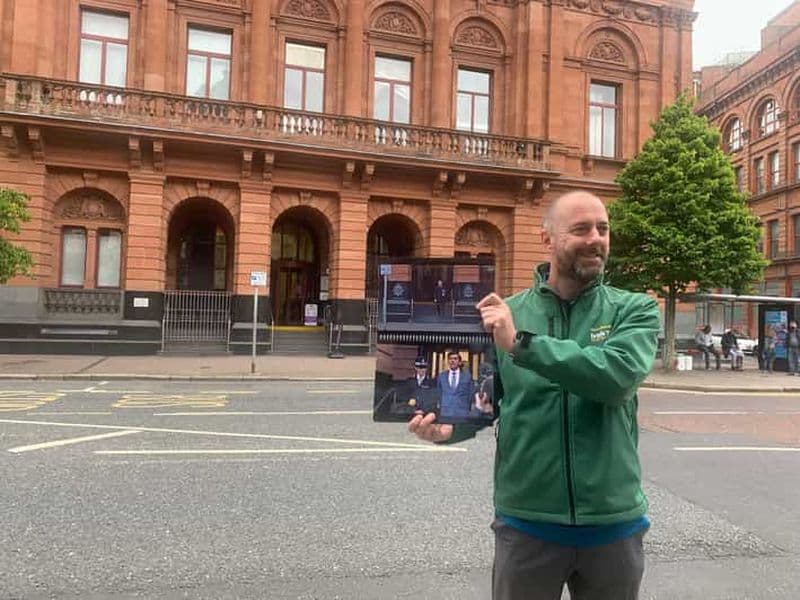 Billet Belfast : visite à pied de la ligne de service et visite en bus à arrêts multiples