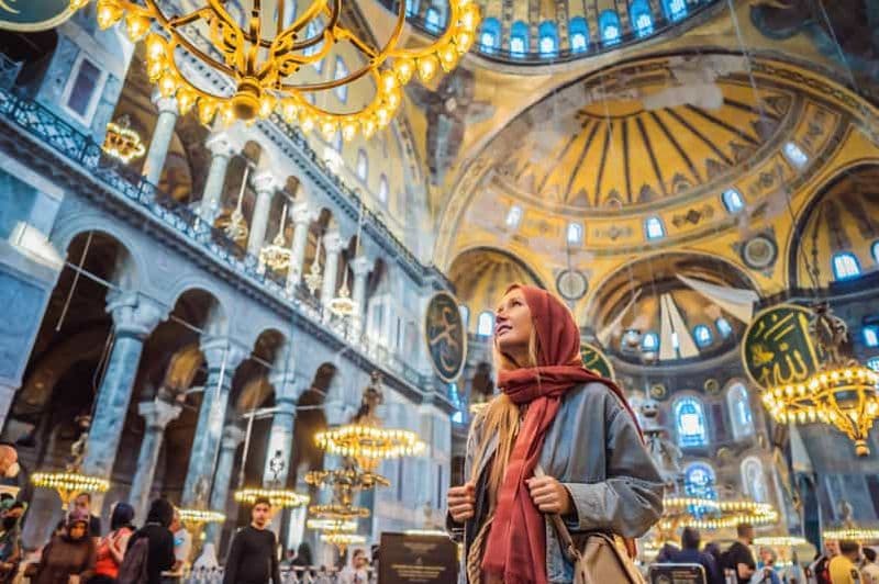 Billet Istanbul : visite de Sainte-Sophie, de la Mosquée bleue et du Grand Bazar