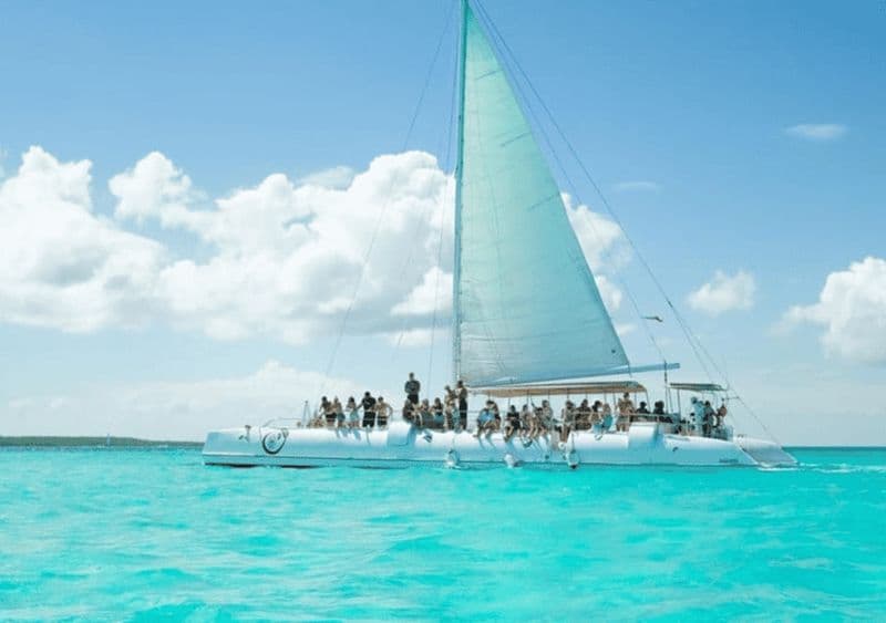 Billet Île de Saona Activité d'une journée complète tout compris Catamaran Vip