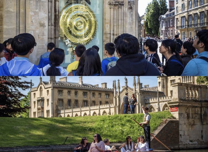 Billet Cambridge Student-Guided Chinese Walking and English Punting (Promenade guidée en chinois et punting en anglais)