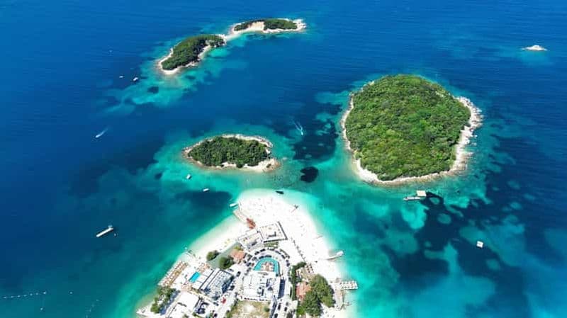 Billet Ksamil : 3 îles, Mirror Beach, Pigeon Cave (7 destinations)
