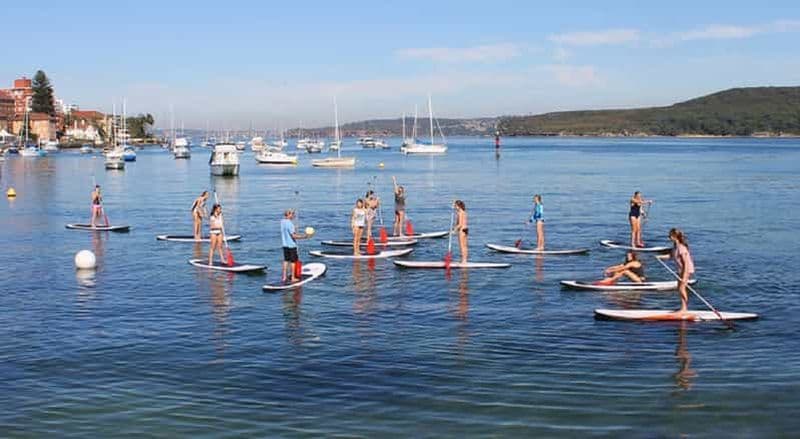 Billet Manly : Stand Up Paddle Board Leçon publique en groupe