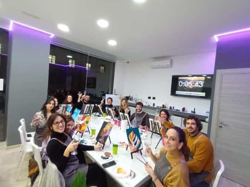 Billet Palermo : Paint and Sip - Créez une peinture et dégustez du bon vin