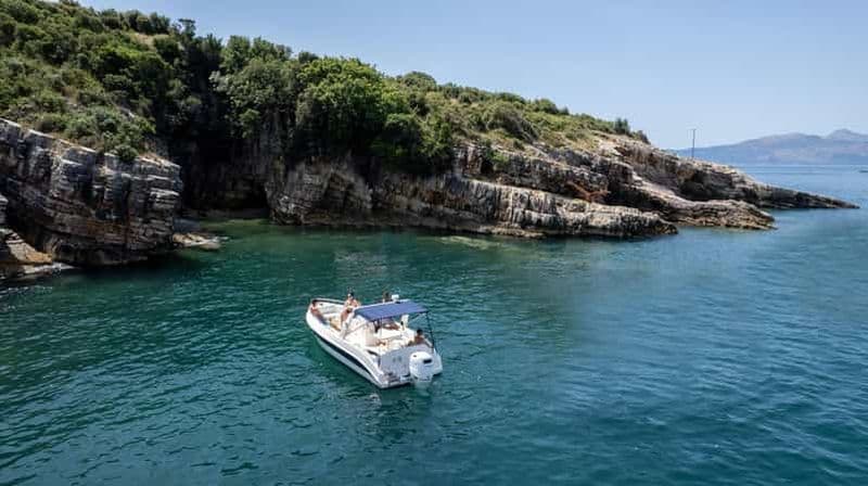 Billet Depuis Saranda, tour en bateau vers Krorëza, Kakome et la grotte des tortues.