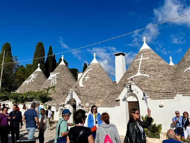 Billet Visite d'Alberobello et Matera avec dégustation et guide, au départ de Bari