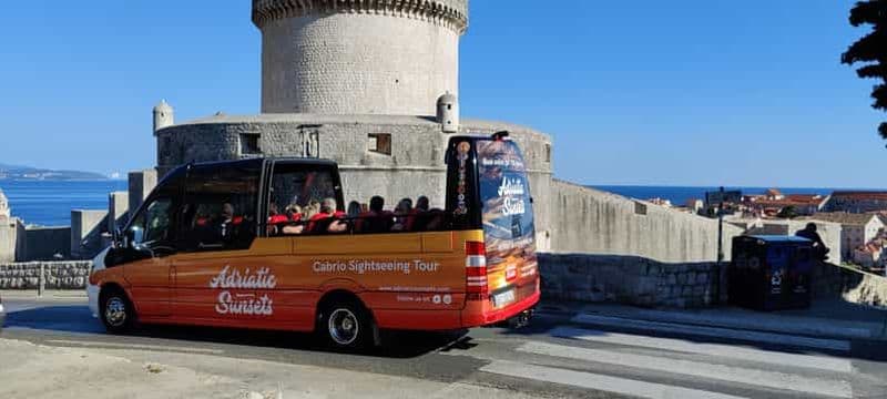 Billet Dubrovnik : Visite en bus décapotable avec audioguide