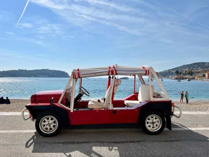 Billet Circuit touristique sur la Côte d'Azur en Mini Moke décapotable