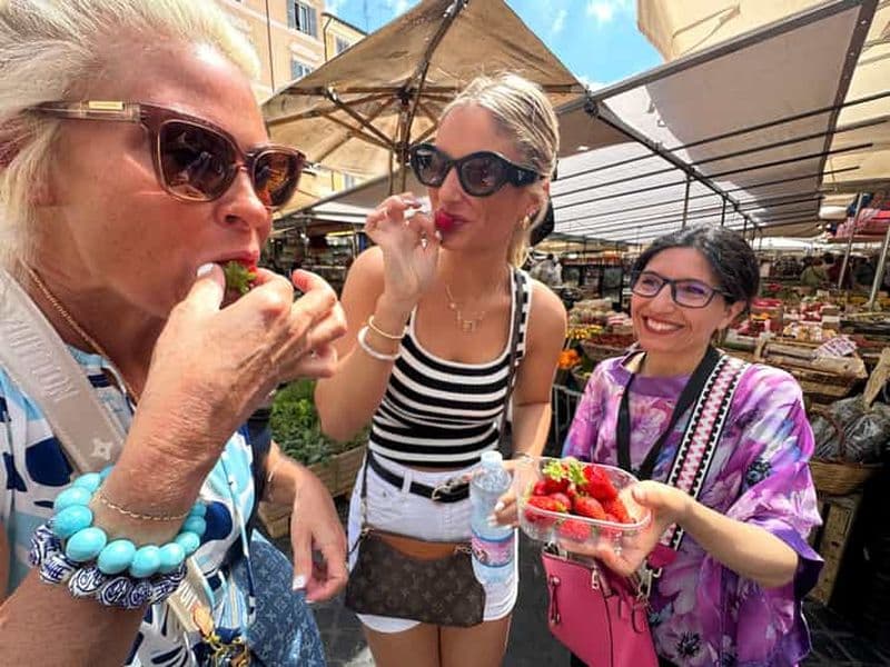 Billet Rome : Marché Campo De' Fiori et visite culinaire de 4 heures à Trevi